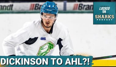 BREAKING: Sam Dickinson to Barracuda THIS YEAR? | Sharks' Rookie Faceoff Roster UNVEILED