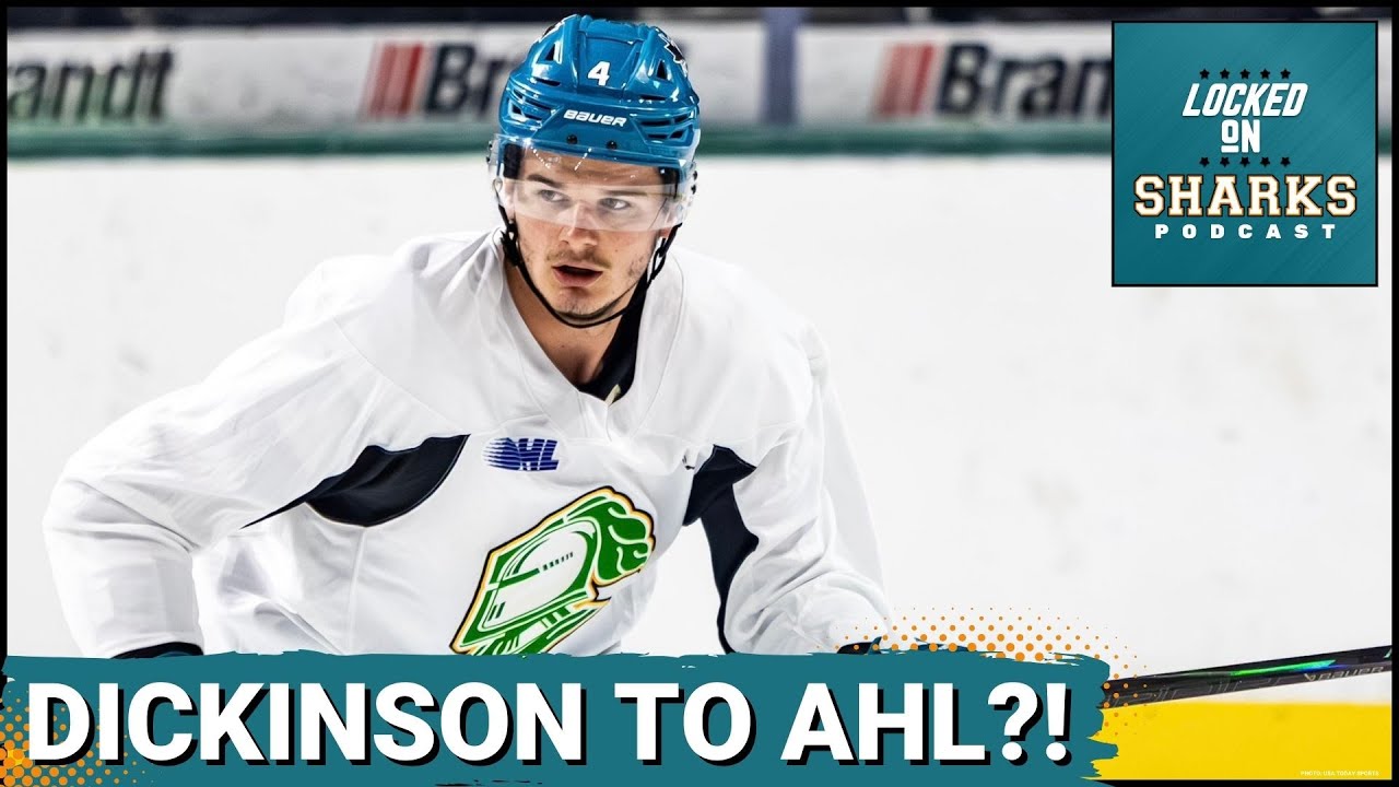 BREAKING: Sam Dickinson to Barracuda THIS YEAR? | Sharks' Rookie Faceoff Roster UNVEILED