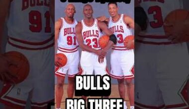 “Chicago Bulls Big Three 🏀 Jordan, Pippen & Rodman”#ChicagoBulls #nba  #basketball #shorts #sports