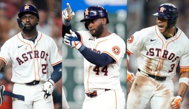 😲 THE ASTROS DID WHAT!?😲 Late game heroics from Alvarez, Peña, more lead to win!