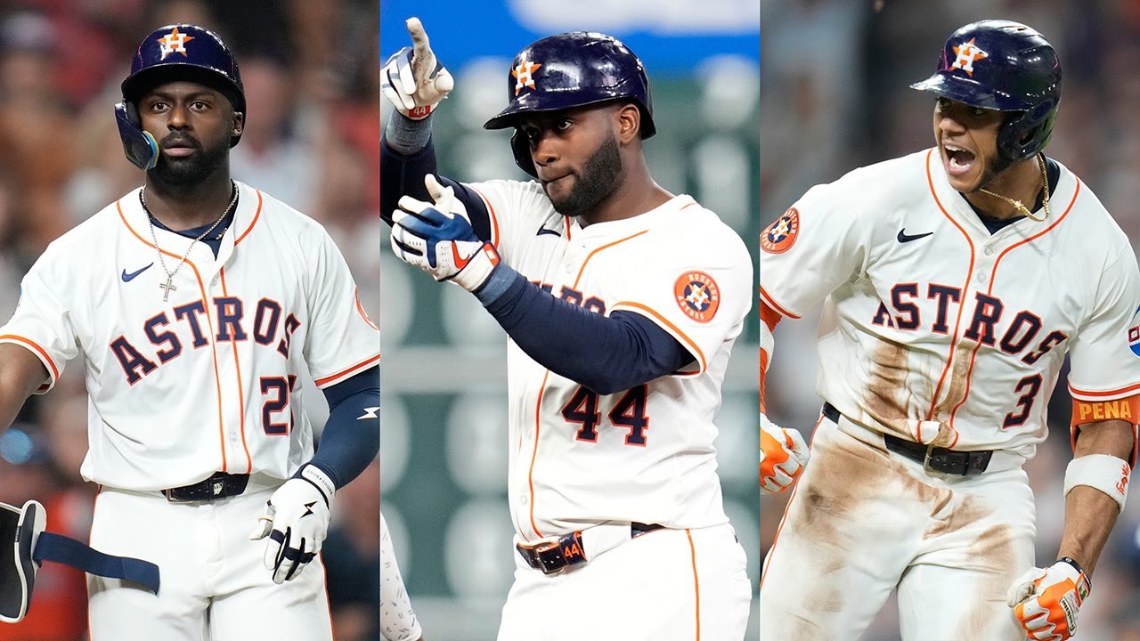 😲 THE ASTROS DID WHAT!?😲 Late game heroics from Alvarez, Peña, more lead to win!