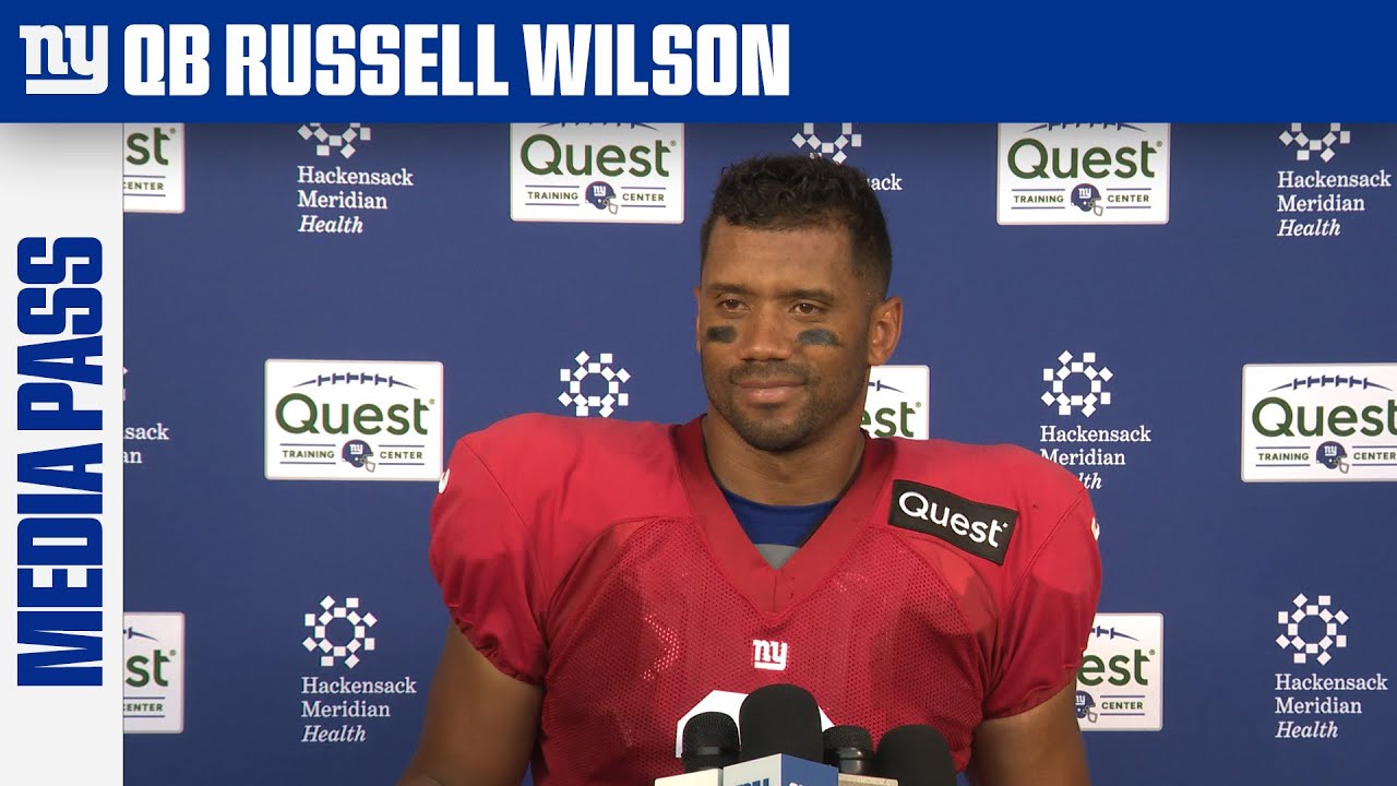 Russell Wilson: "We're ready to play some football" | New York Giants