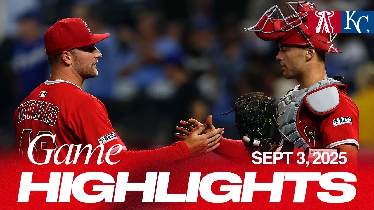 Angels vs. Royals Game Highlights (9/3/25) | MLB Highlights