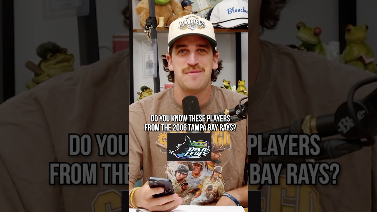 Do you know these players from the 2006 Tampa Bay Rays? #mlb #baseball #sports