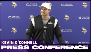 Kevin O'Connell on Week 1 Game vs. Bears, J.J. McCarthy's First Start, Injury Updates, Quarterbacks