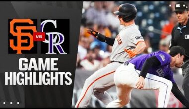 Giants vs. Rockies Game Highlights (9/3/25) | MLB Highlights