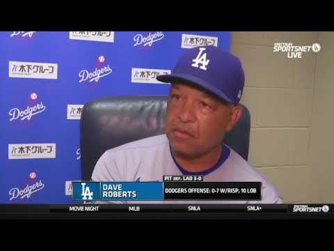 Dave Roberts on Smith’s Injury Update, Dodgers’ Series Loss & Searching for Answers at the Plate
