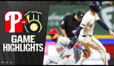Phillies vs. Brewers Game Highlights (9/3/25) | MLB Highlights