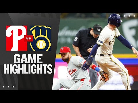 Phillies vs. Brewers Game Highlights (9/3/25) | MLB Highlights