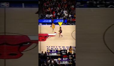 12 Seconds, Down 5… The Ending Nobody Expected 😱 Lakers vs Bulls #nba #shorts