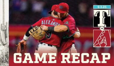 Rangers vs. D-backs Game Highlights (9/3/25) | MLB Highlights | Arizona Diamondbacks