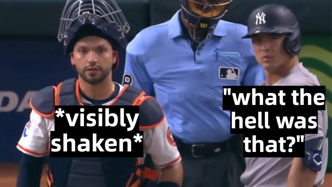 Framber Valdez Just Hit His Own Catcher Intentionally With a Pitch