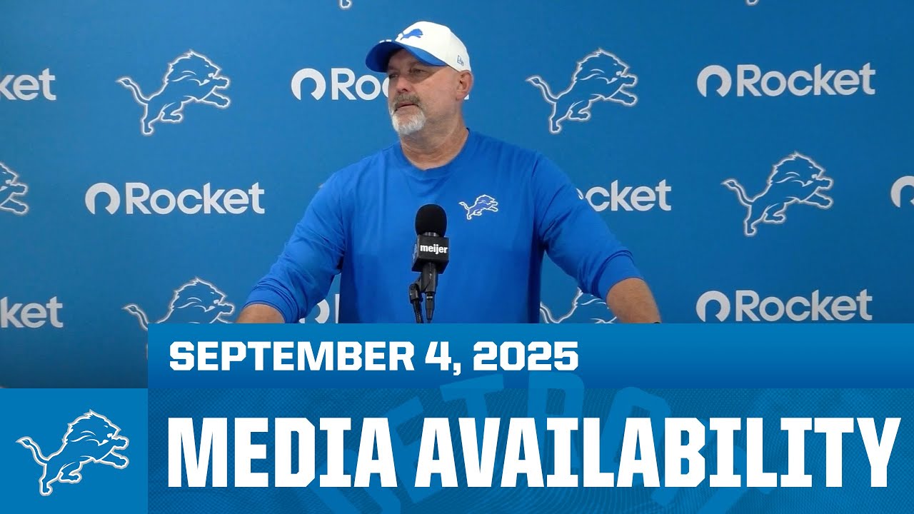 Detroit Lions coordinators meet with the media | September 4, 2025