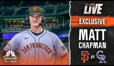 Giants star Matt Chapman shares how he set tone in win, sweep against Rockies | NBC Sports Bay Area
