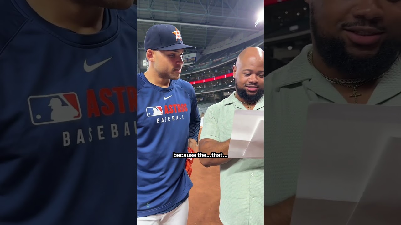 Some kids sent the guys some fan mail 🥹 #mlb #houstonastros #houston #astros #baseball #fanmail