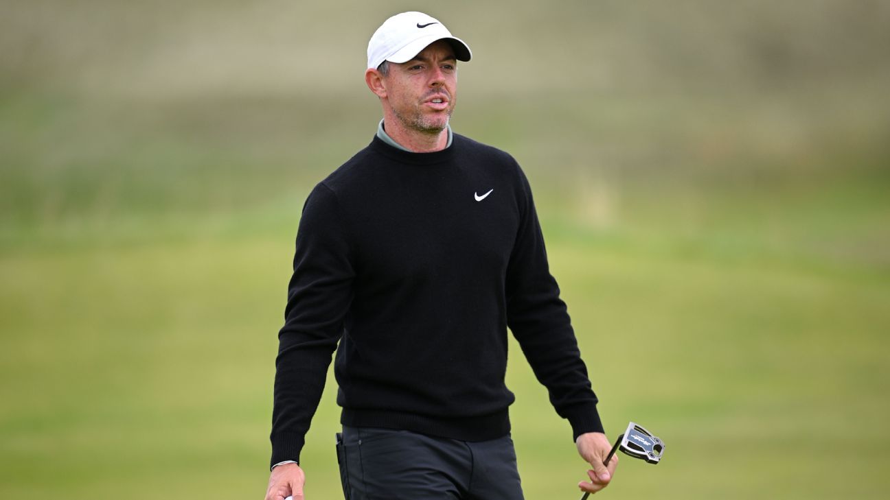 Late bogeys dip Rory McIlroy to opening 71 at Irish Open