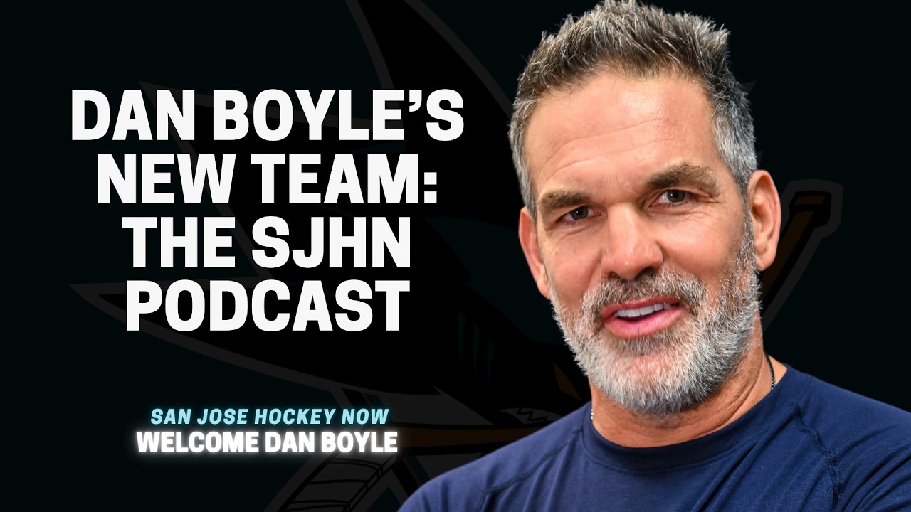 Dan Boyle Teams Up With the San Jose Hockey Now Podcast! | EP 100 - Sharks Captain & Leadership