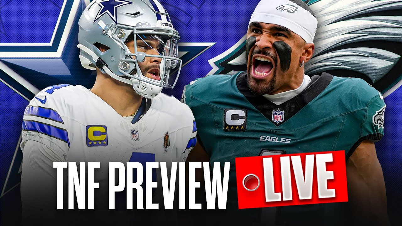 Thursday Night Football LIVE Pregame: Cowboys vs Eagles Picks, Predictions and Best Bets