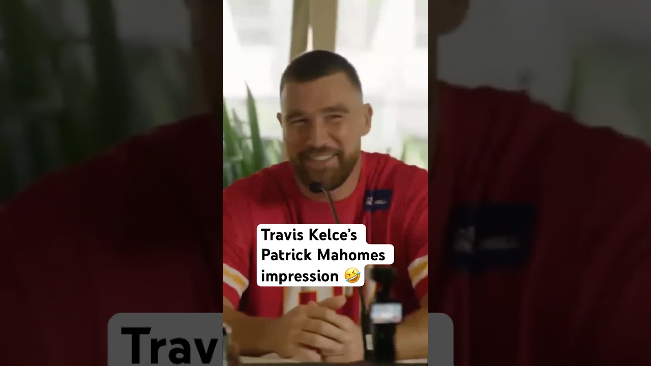 Travis has been working on his impressions 🤣
