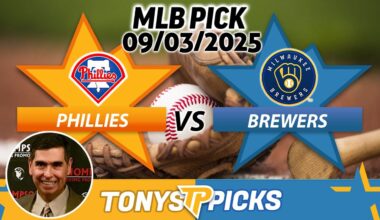 Philadelphia Phillies vs Milwaukee Brewers Pick 9/3/25 MLB Pick Prediction