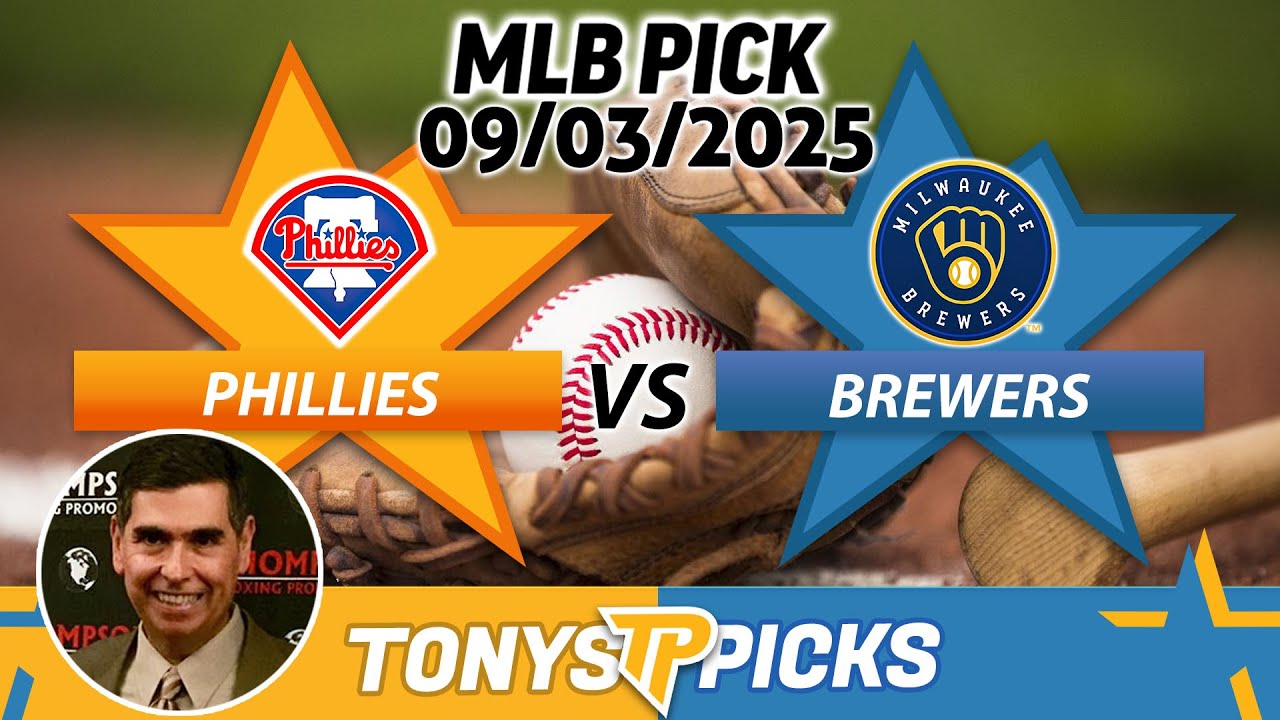 Philadelphia Phillies vs Milwaukee Brewers Pick 9/3/25 MLB Pick Prediction