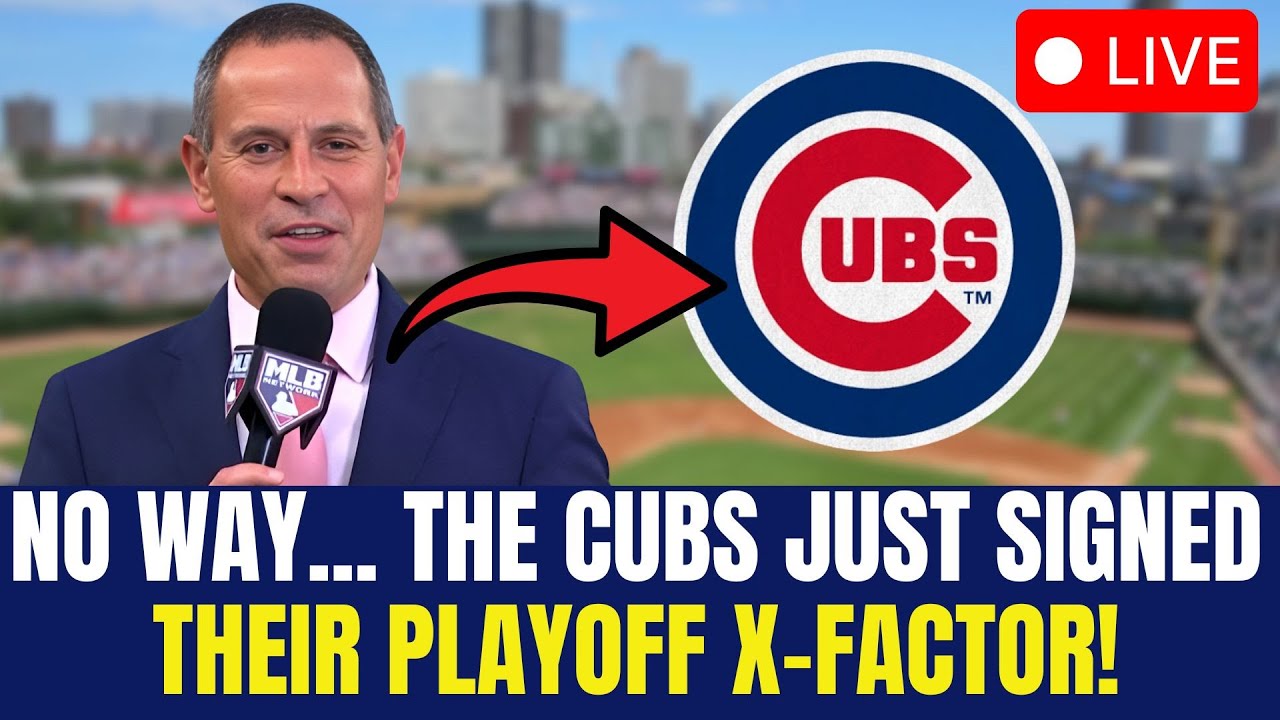 INSANE! This Low-Key Signing Changes EVERYTHING for the Cubs' Postseason Run! CUBS NEWS!