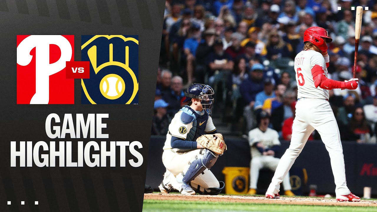 Phillies vs. Brewers Game Highlights (9/4/25) | MLB Highlights