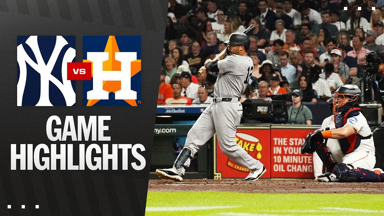 Yankees vs. Astros Game Highlights (9/4/25) | MLB Highlights