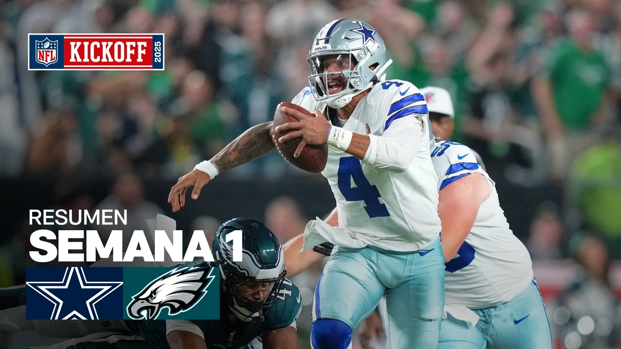 Dallas Cowboys vs. Philadelphia Eagles | Resumen NFL en español - Semana 1 | NFL Highlights 2025