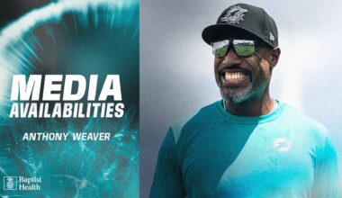 Anthony Weaver meets with the media | Miami Dolphins