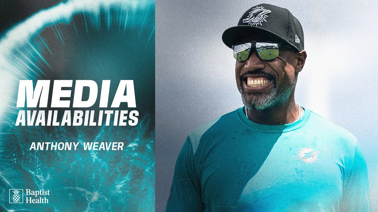 Anthony Weaver meets with the media | Miami Dolphins