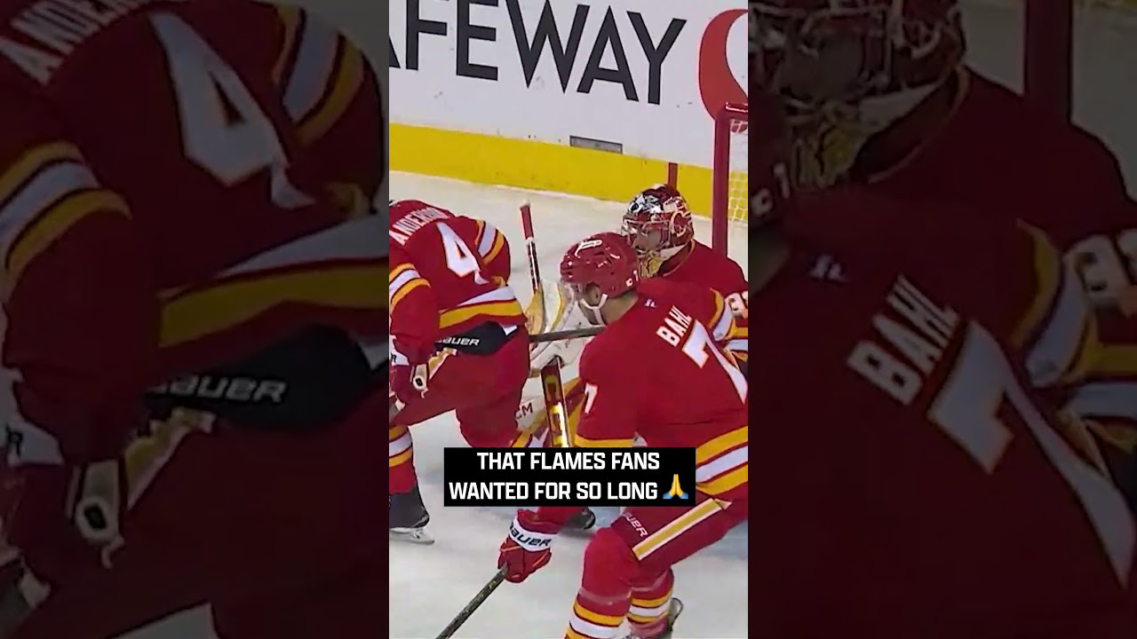 Can Wolf lead the Flames to the PLAYOFFS? 🤔🐺 #nhlgoalieweek