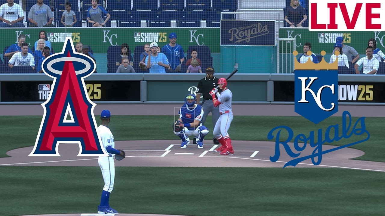 🔴LIVE 🔴 Los Angeles Angels vs Kansas City Royals/September 04 /  Mlb the show 25