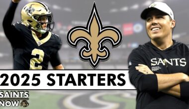 New Orleans Saints Starters For 2025 Entering Their Week 1 Game Against The Arizona Cardinals