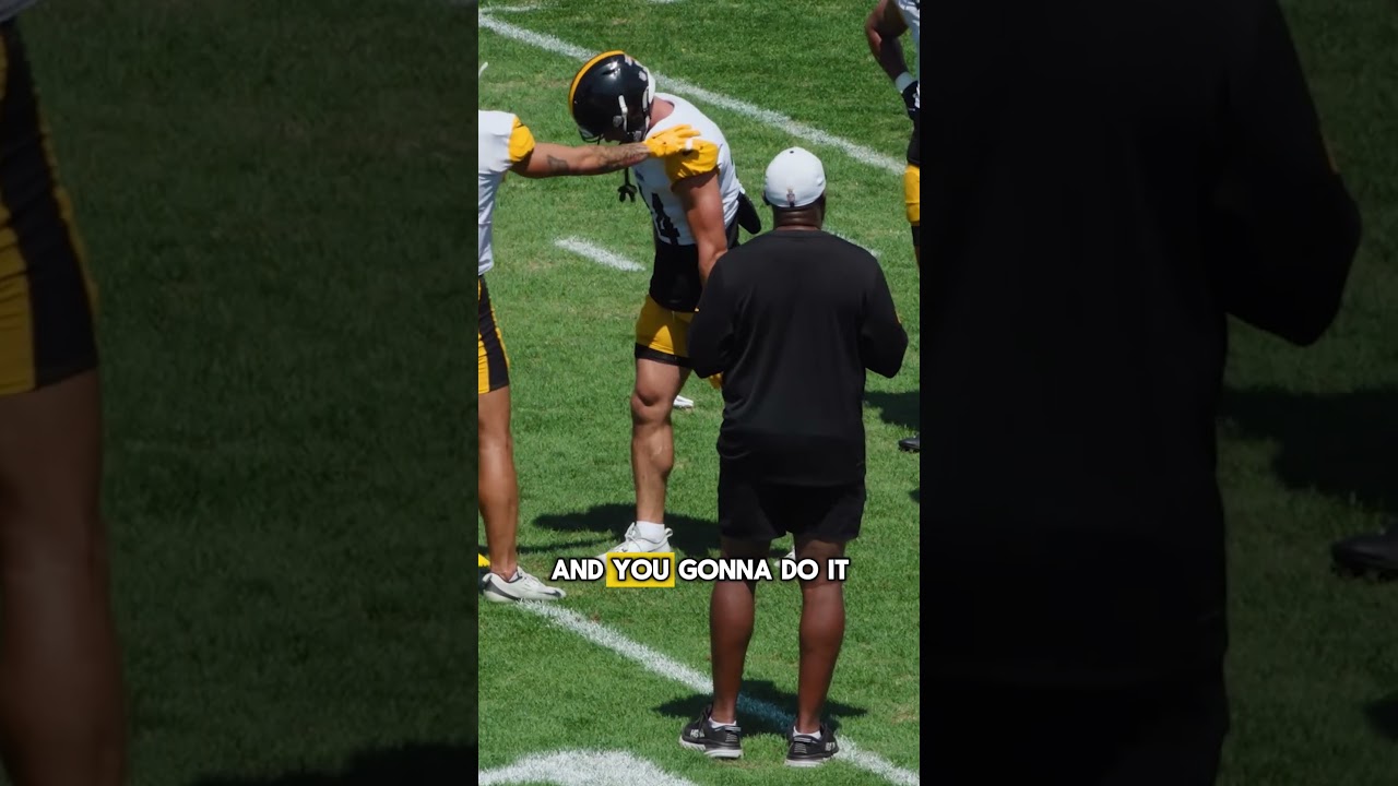 Coach Tomlin mic'd during training camp 🎤 More in S6, E2 of The Standard @hyundai