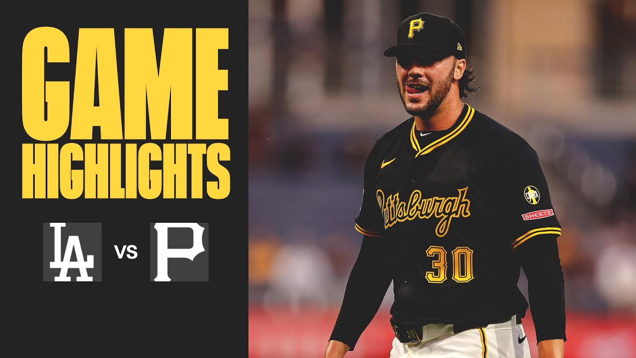 Paul Skenes Strikes Out Eight to Complete Sweep | Dodgers vs. Pirates Game Highlights (9/4/25)
