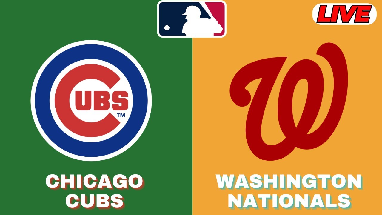 🔴LIVE : Washington Nationals Vs Chicago Cubs | MLB 2025 | MLB Live Baseball Score