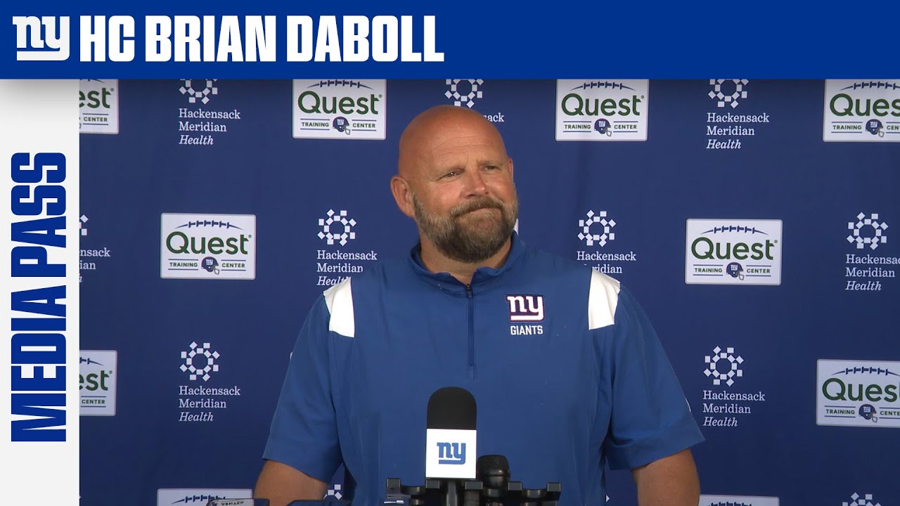 Coach Brian Daboll Gives Final Updates Before Week 1 | New York Giants