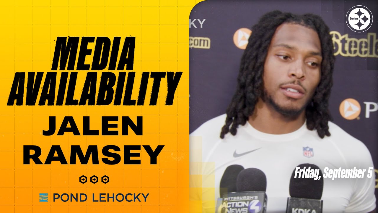 Jalen Ramsey Media Availability (Sept. 5) | Pittsburgh Steelers