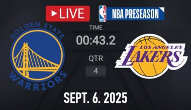 NBA LIVE! Golden State Warriors vs Los Angeles Lakers LIVE | September 6, 2025 | NBA PRESEASON 2K26
