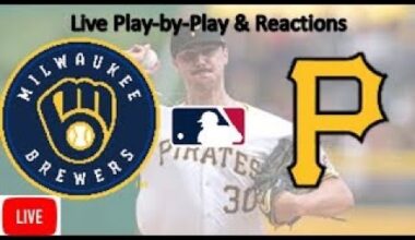 Milwaukee Brewers vs. Pittsburgh Pirates LIVE STREAM | Live Play-by-Play, Fan Reaction | LIVE MLB