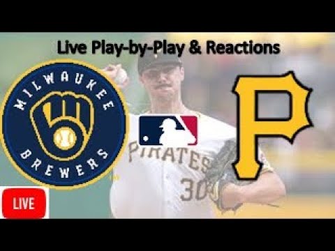 Milwaukee Brewers vs. Pittsburgh Pirates LIVE STREAM | Live Play-by-Play, Fan Reaction | LIVE MLB