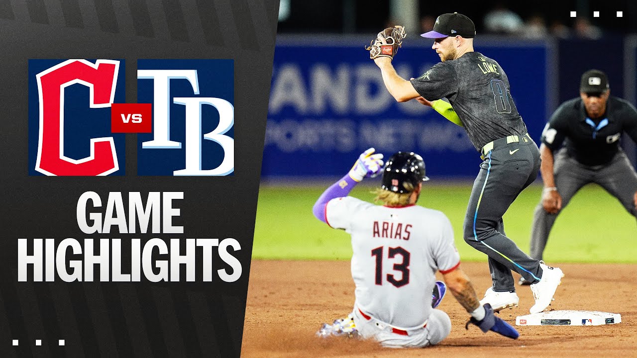 Guardians vs. Rays Game Highlights (9/5/25) | MLB Highlights