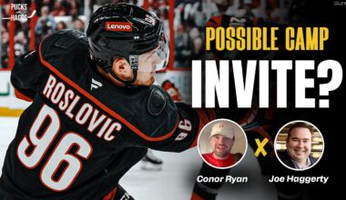 Should Bruins Bring in Jack Roslovic? | Pucks with Haggs