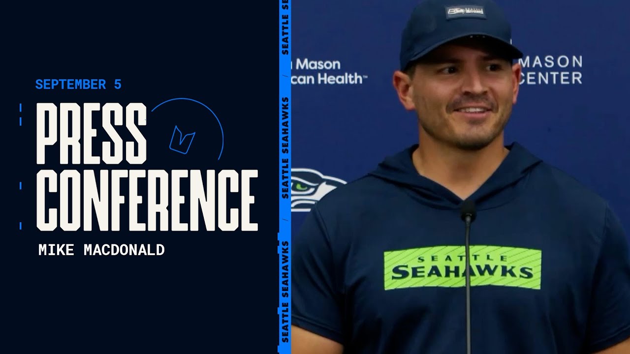 Mike Macdonald Gives Updates Ahead Of Week 1 vs. 49ers | Seattle Seahawks