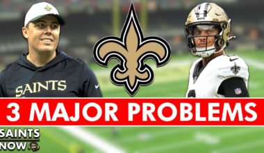 The New Orleans Saints Have 3 MAJOR PROBLEMS Right Now...