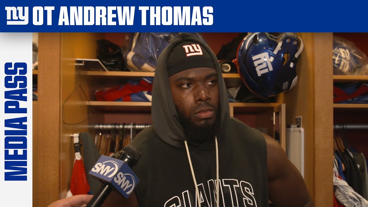 Andrew Thomas Provides Update on Status | New York Giants