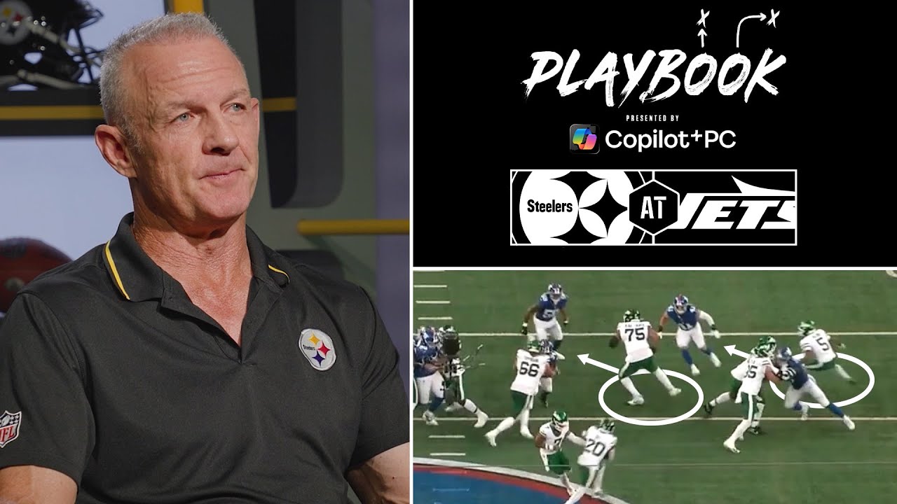 Breaking Down Jets Offensive Film 🎞️ | Playbook with Merril Hoge | Pittsburgh Steelers