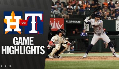 Astros vs. Rangers Game Highlights (9/5/25) | MLB Highlights