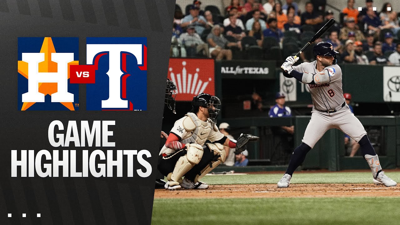 Astros vs. Rangers Game Highlights (9/5/25) | MLB Highlights